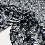 Tissu Maille Ajouré Jersey - Floral, Padova