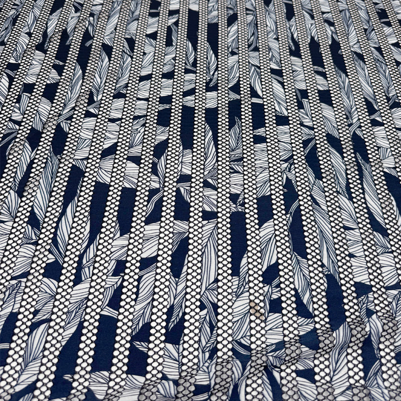 Tissu Maille Ajouré Jersey - Floral, Padova