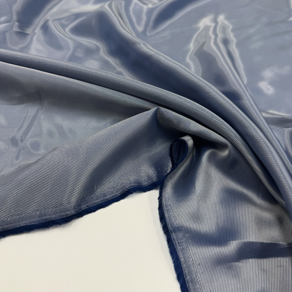 Tissu Doublure Twill Changeant, Acétate Viscose - Zaffiro