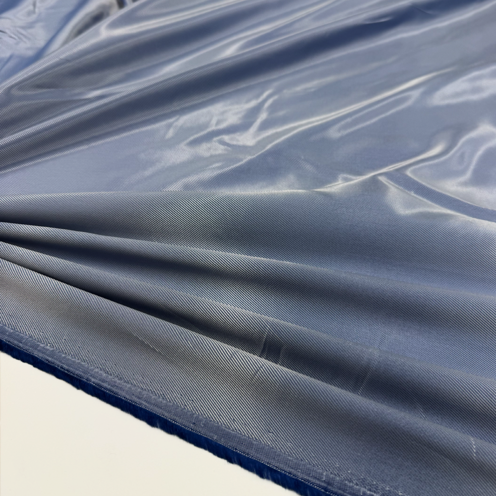 Tissu Doublure Twill Changeant, Acétate Viscose - Zaffiro
