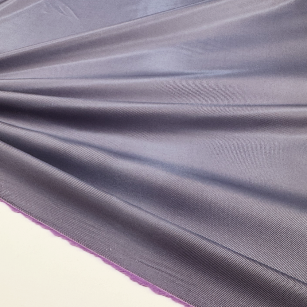 Tissu Doublure Twill Changeant, Acétate Viscose - Zaffiro