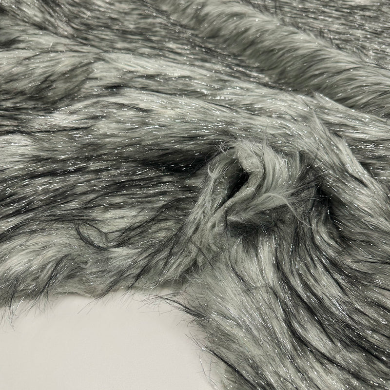 Tissu Fourrure - Argent Métallisé, Argyra