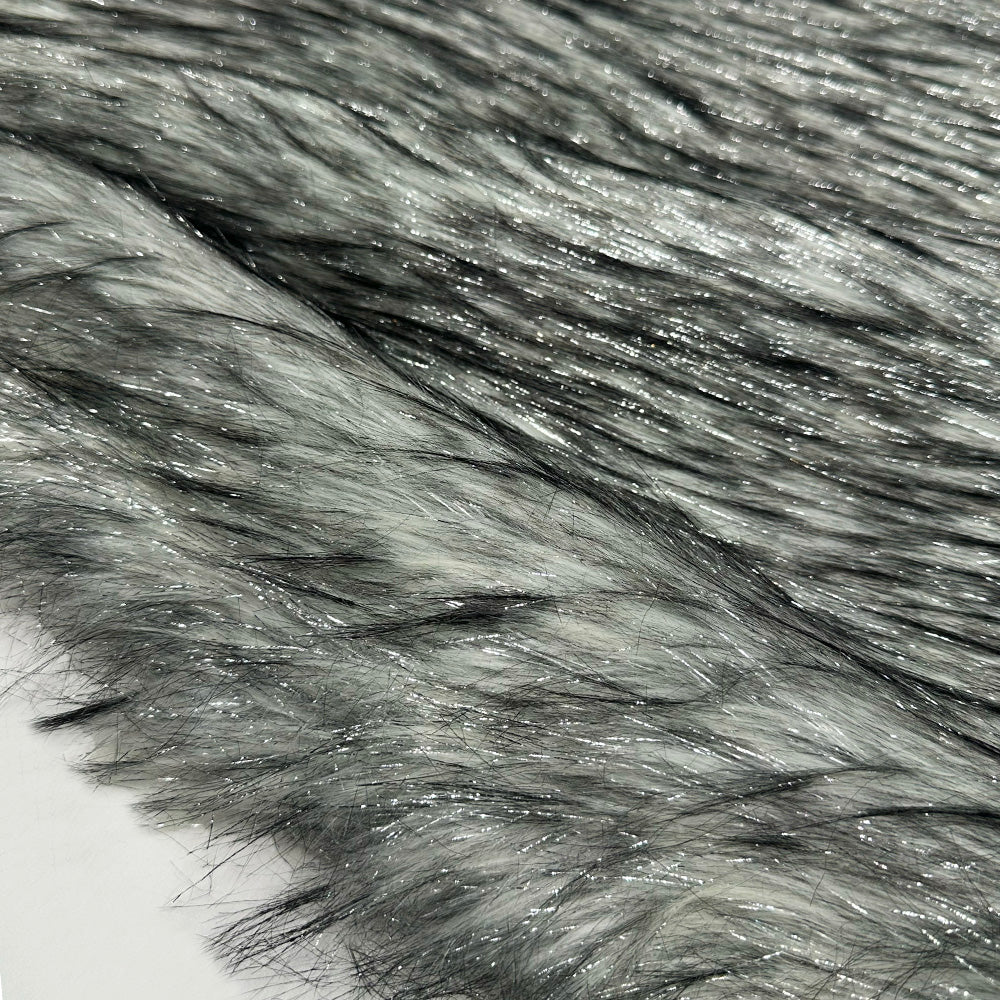 Tissu Fourrure - Argent Métallisé, Argyra