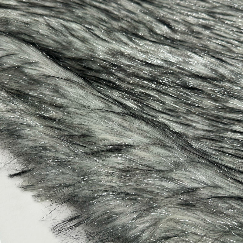 Tissu Fourrure - Argent Métallisé, Argyra