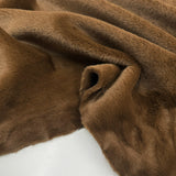Tissu Peau Retournée, Fourrure Simili - Marron, Esino