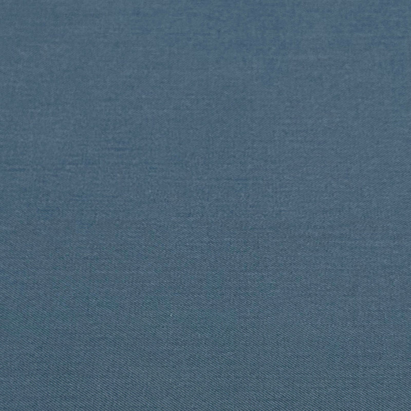Tissu Sergé Gabardine Déperlant, Laine - Bleu, Molfetta