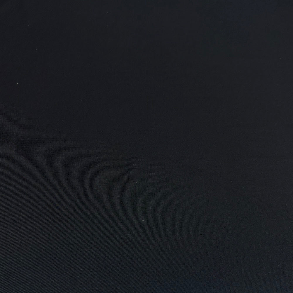 Tissu Sergé Gabardine, Laine - Bleu Nuit, Vercelli