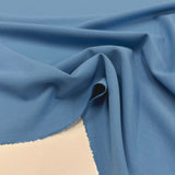 Tissu Sergé Gabardine Laine Stretch -  Bleu, Albena