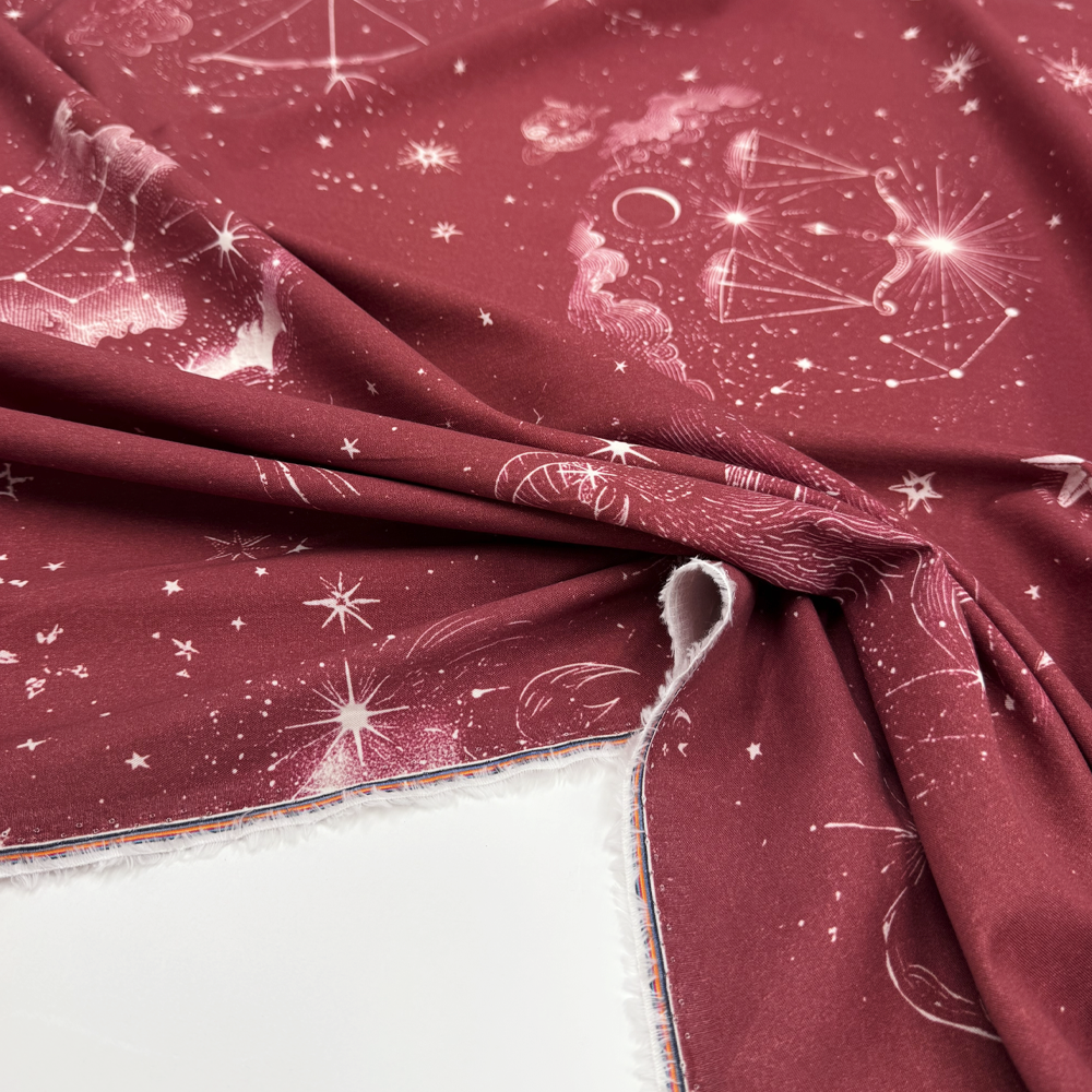 Tissu Sergé Gabardine Souple, Coton - Petite Échelle, Essenza