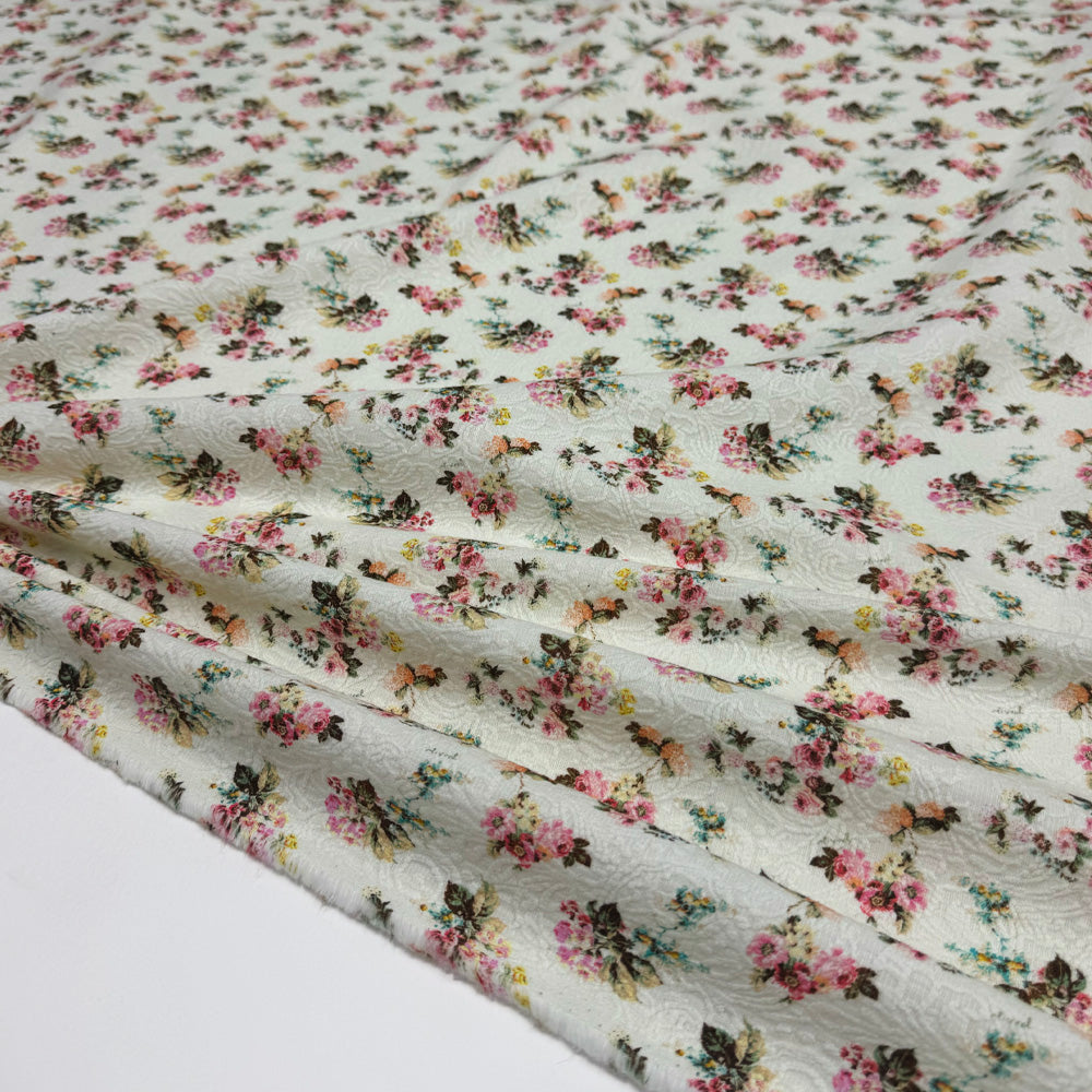 Tissu Jacquard Damassé, Coton - Piazza