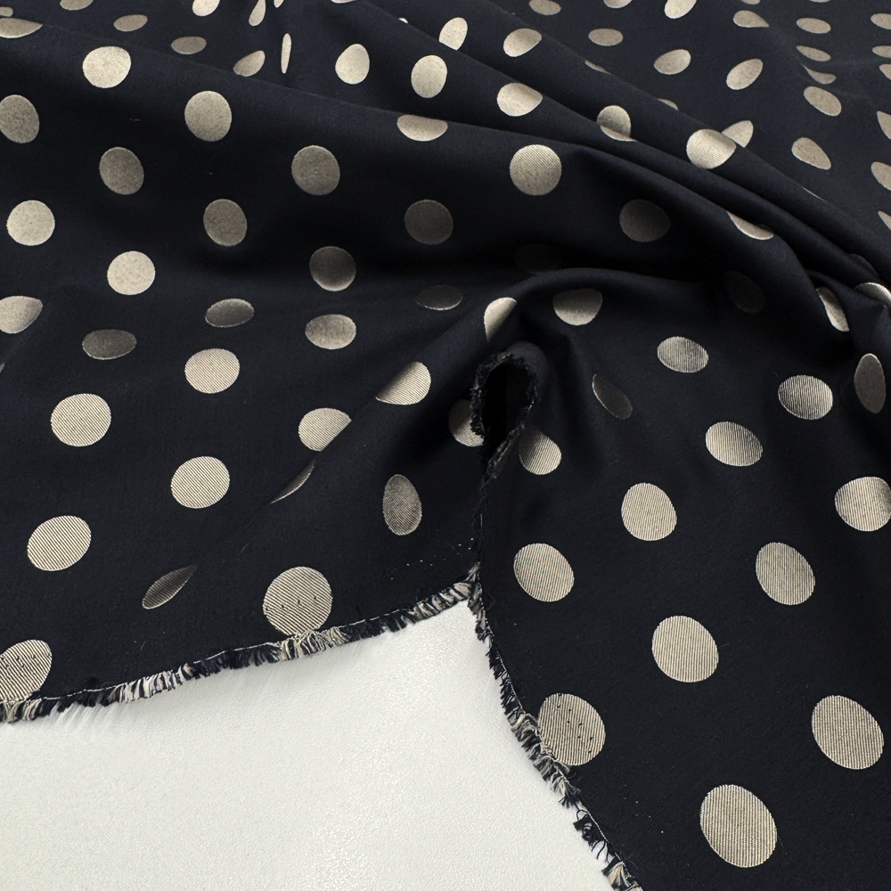 Tissu Jacquard, Coton - Double Face, Platino