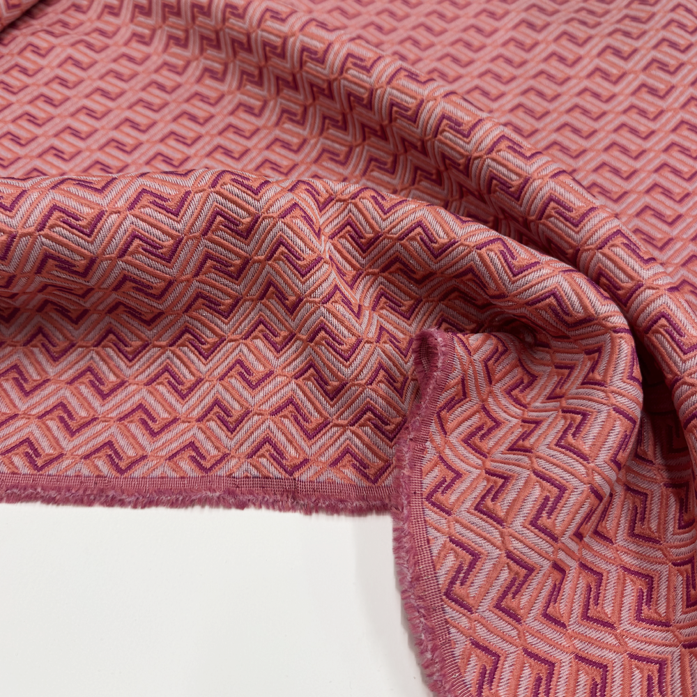 Tissu Jacquard, Coton Viscose - Magnetico