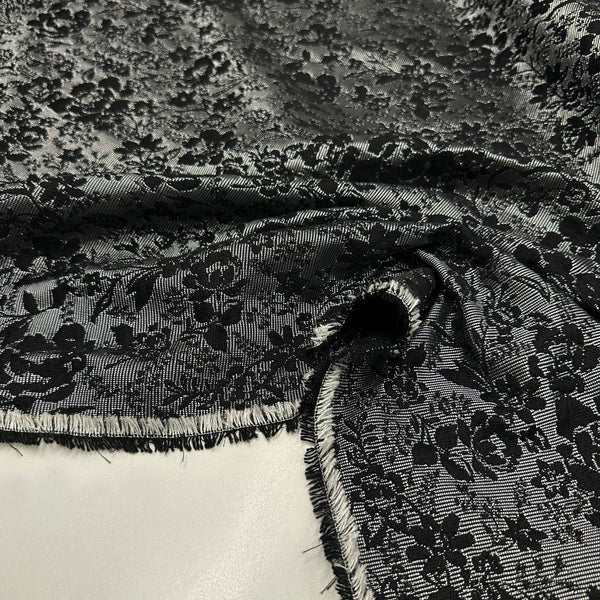 Tissu Brocart, Viscose - Métallisé Floral, Movena