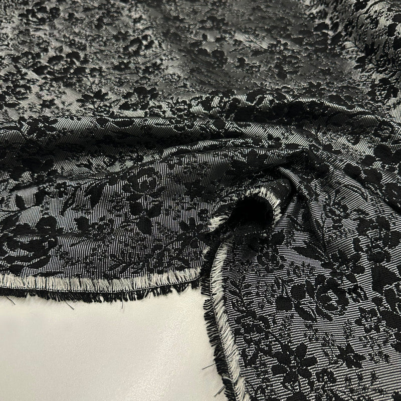 Tissu Brocart, Viscose - Métallisé Floral, Movena