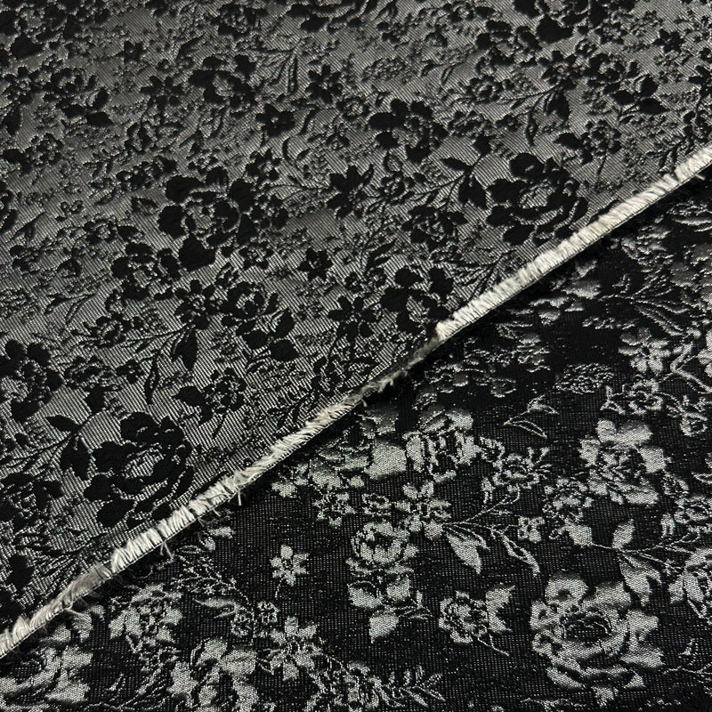 Tissu Brocart, Viscose - Métallisé Floral, Movena