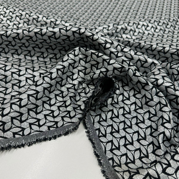 Tissu Jacquard - Métallisé Géométrique, Mirzia