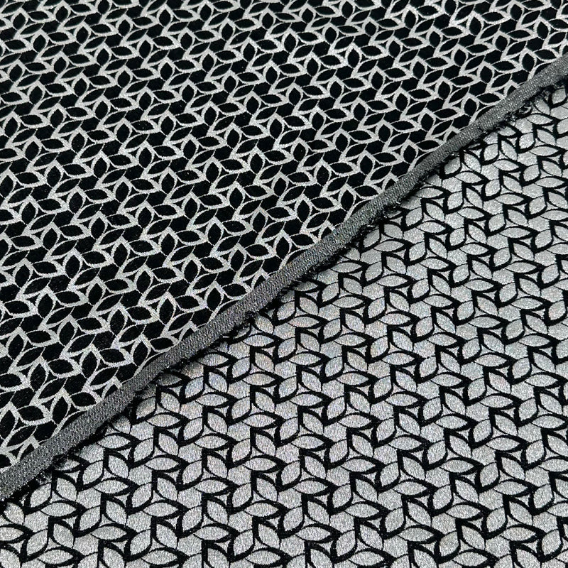 Tissu Jacquard - Métallisé Géométrique, Mirzia