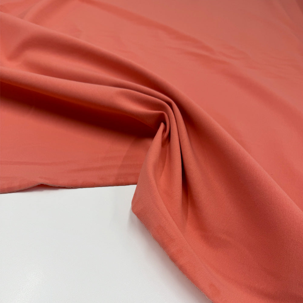 Imperfetto - Tissu Maille Jersey, Coton - corail, Zugna