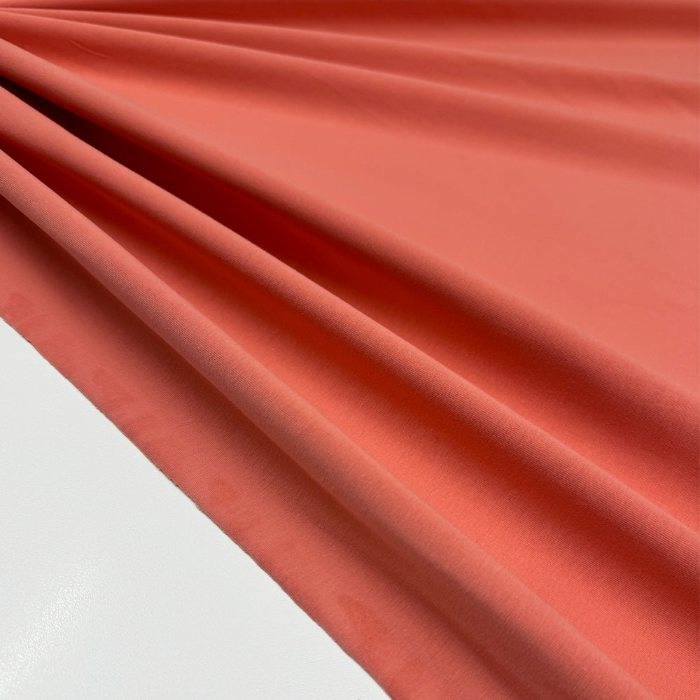 Imperfetto - Tissu Maille Jersey, Coton - corail, Zugna