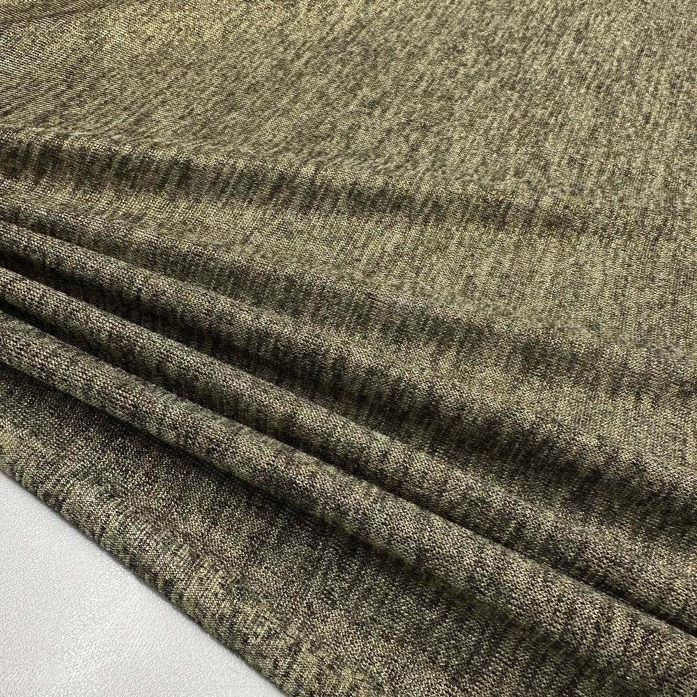 Tissu Maille Jersey, Viscose - Chiné Métallisé, Silara
