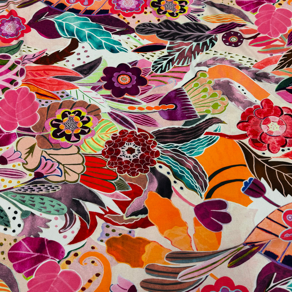 Tissu Maille Jersey, Rayonne - Lillia