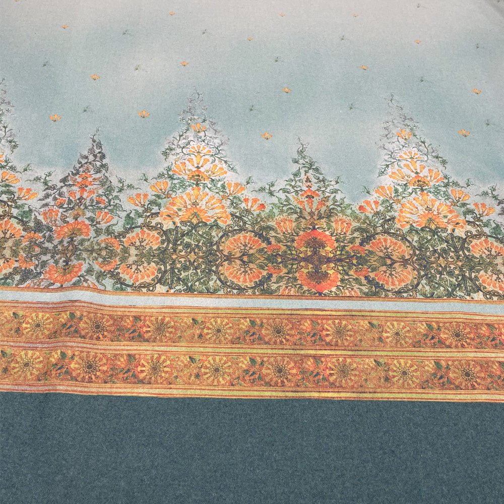 Tissu Manteau, Laine - Floral, Felicità