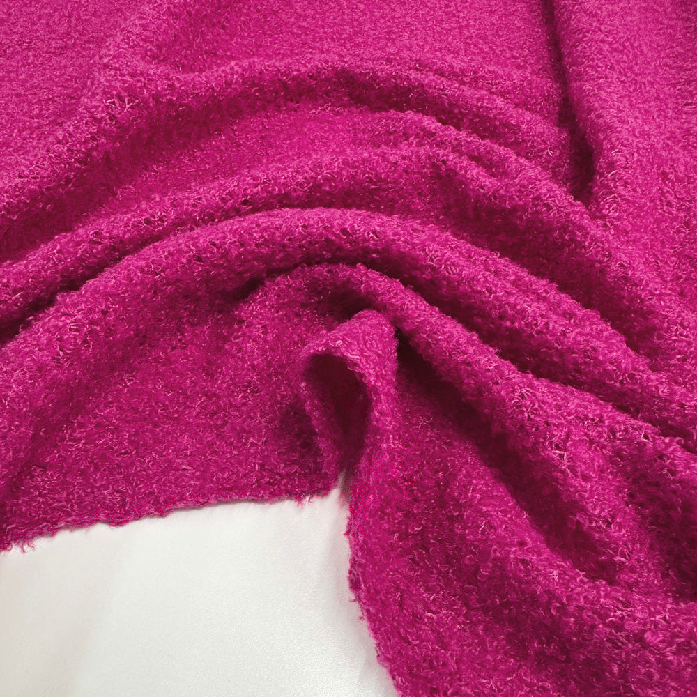 Tissu Maille, Bouclette Viscose - 4 Coloris, Lino