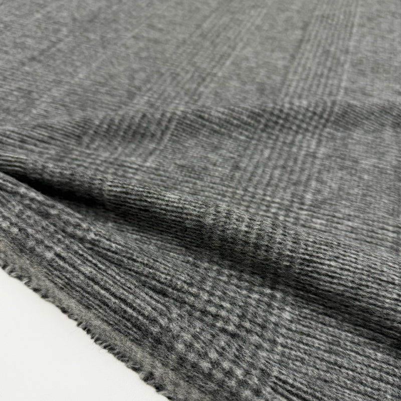 Tissu Manteau, Laine Duveteuse - Double Face Prince de Galles, Lodaro