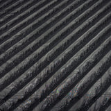 Tissu Lancé-Découpé - Frange Noir Métallisé, Elettra