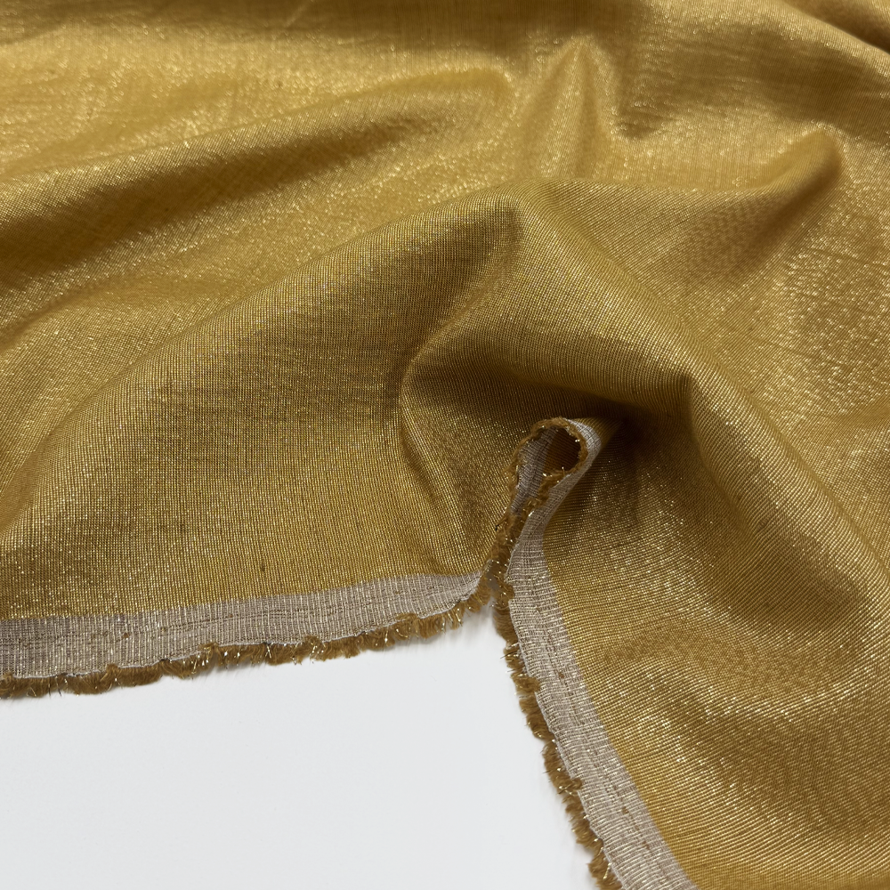 Tissu Lin Rayonne - Métallisé, Ingri