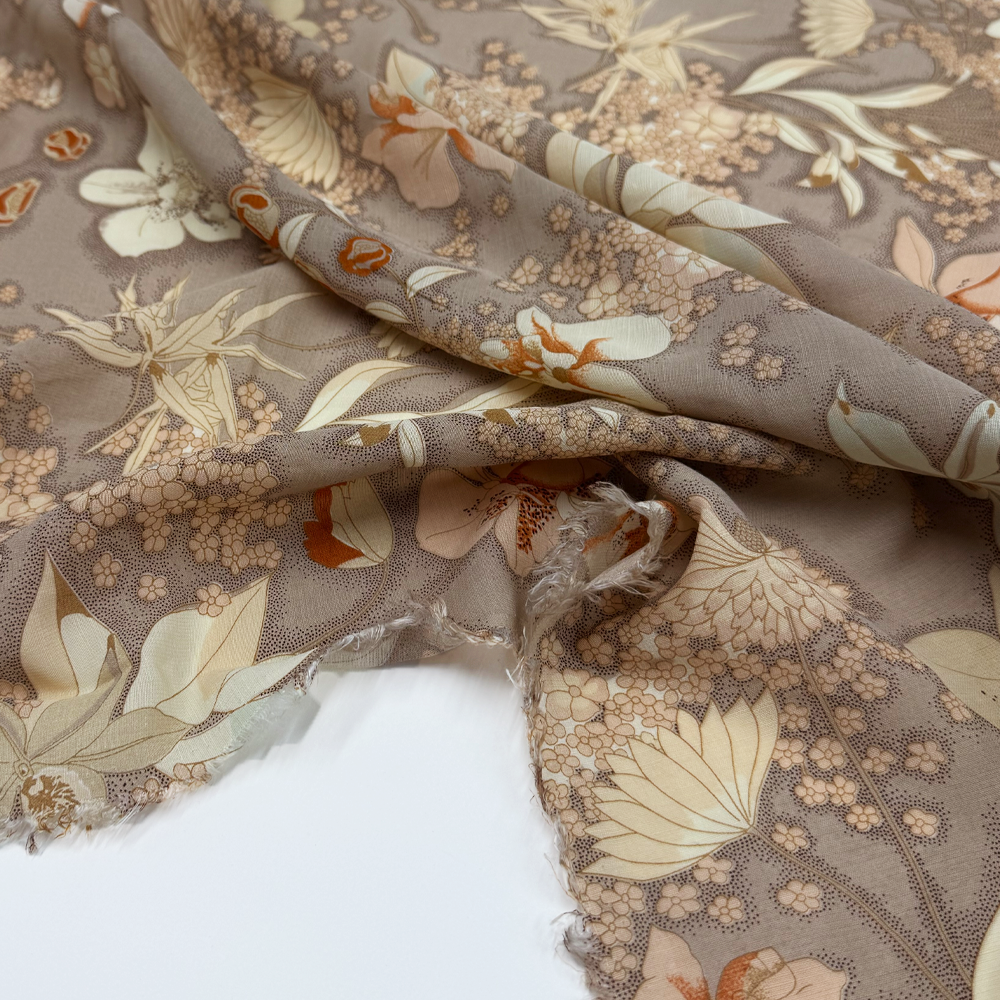 Tissu Crêpe Georgette, Rayonne - Sorria