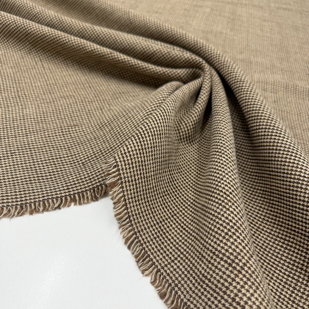 Tissu Tailleur, Lin - Pied de poule, Goito