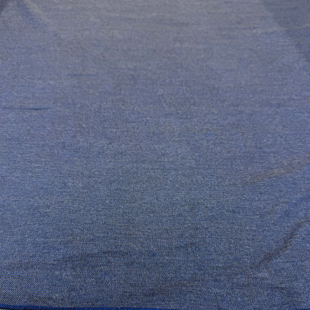 Tissu Tailleur, Lin Viscose - Bleu, Abisso