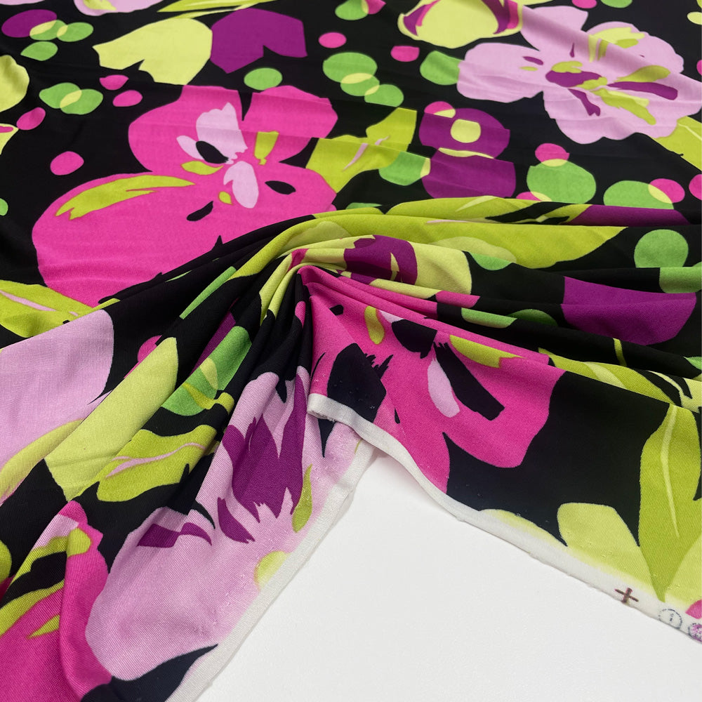 Tissu Jersey Rayonne - Floral, Livia