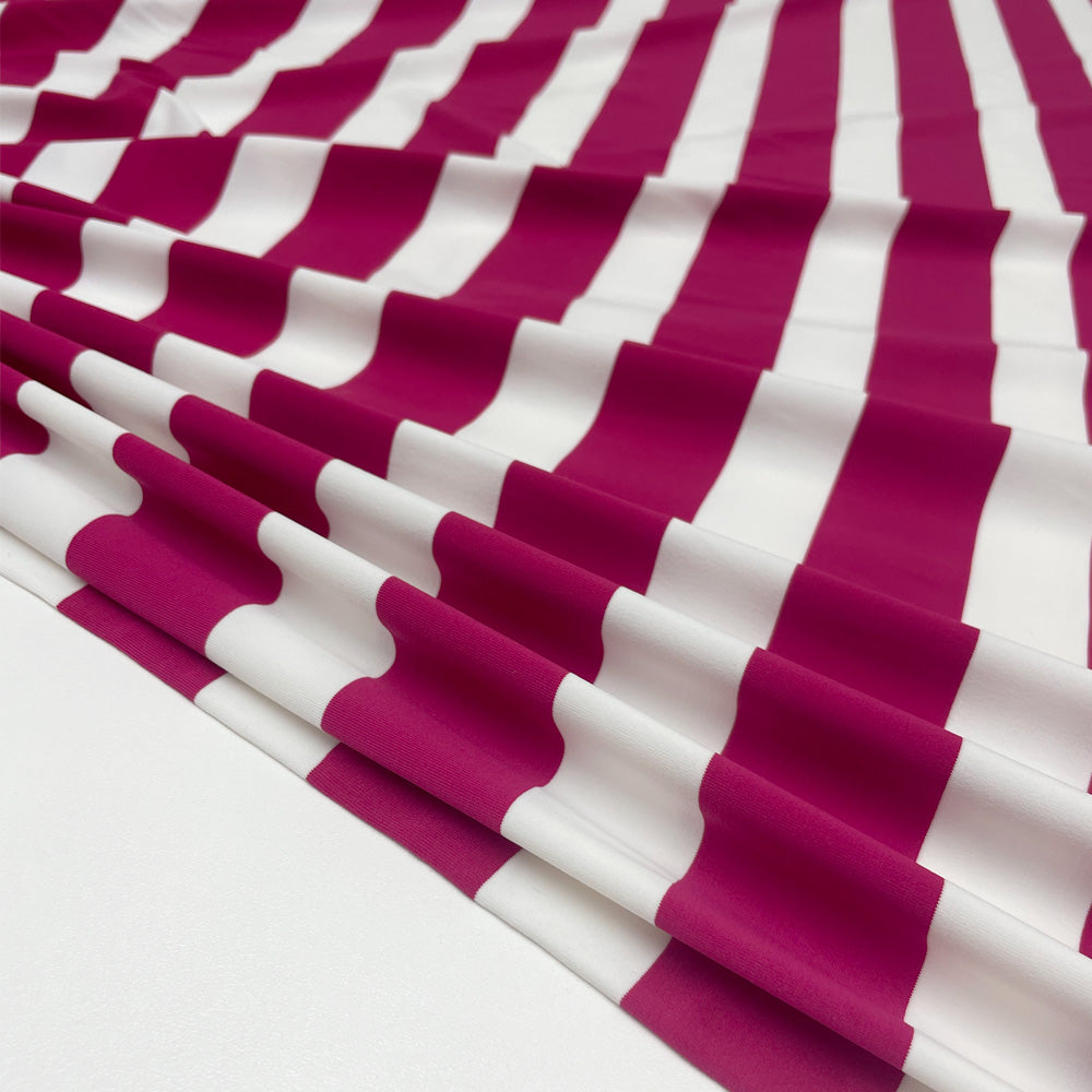Tissu Jersey, Lycra Maillot - Rayé, Ischia