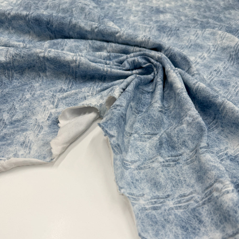 Tissu Jersey, Lycra Maillot - Tie-and-dye Texturé, Chiara