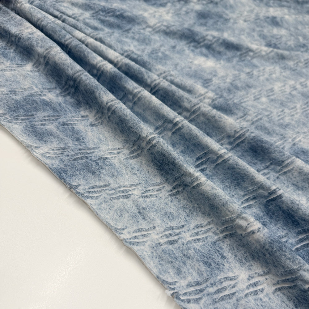 Tissu Jersey, Lycra Maillot - Tie-and-dye Texturé, Chiara