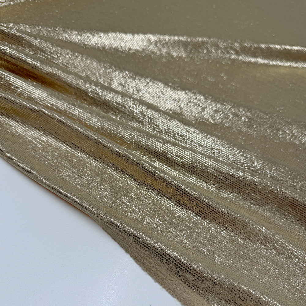 Tissu Jersey - Animalier Métallisé Or, Nyota