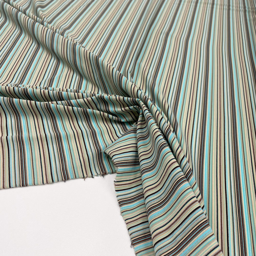 Tissu Maille Jersey - Rayé, Trepa