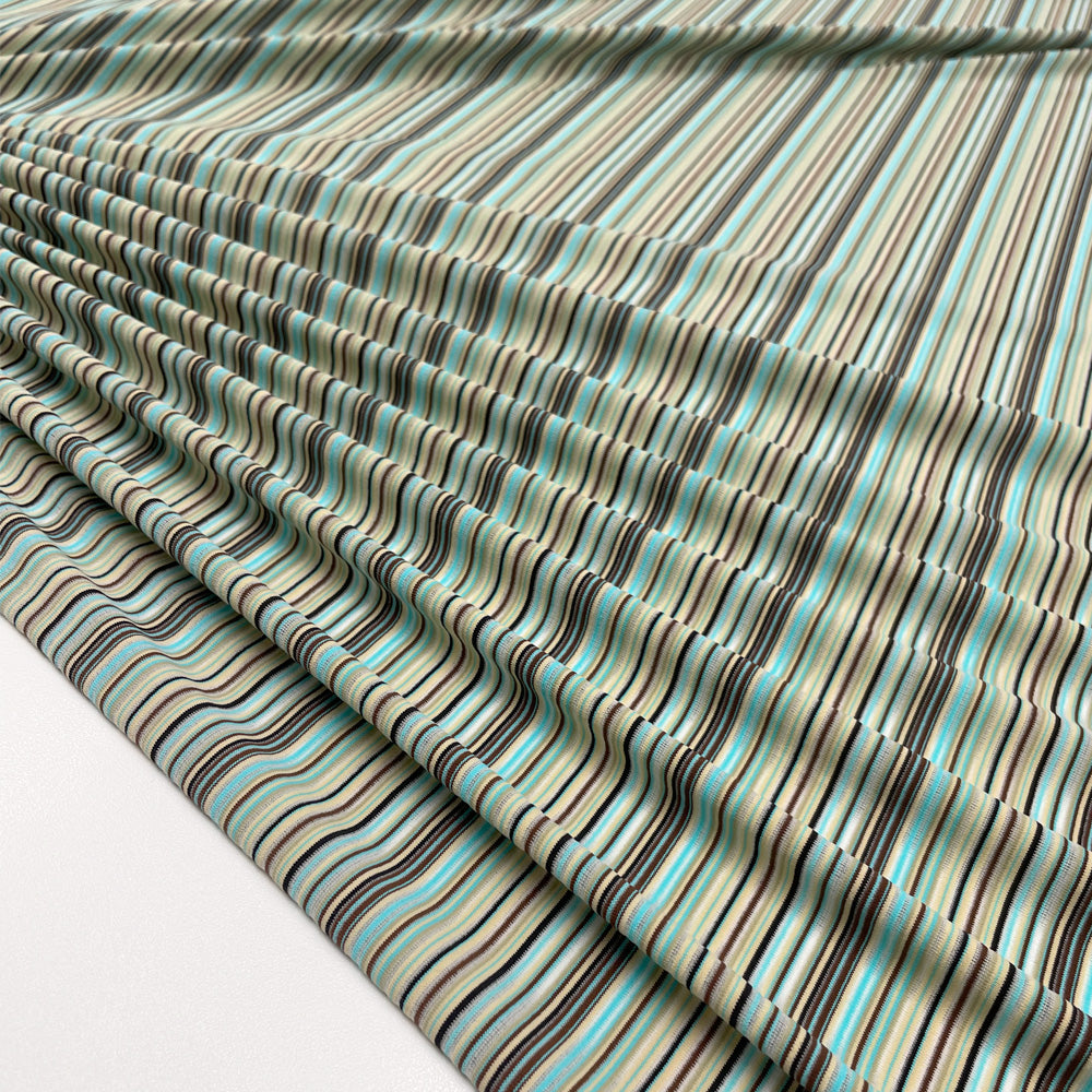 Tissu Maille Jersey - Rayé, Trepa