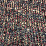 Tissu Maille Bouclette, Viscose Coton - Violet, Aradeo