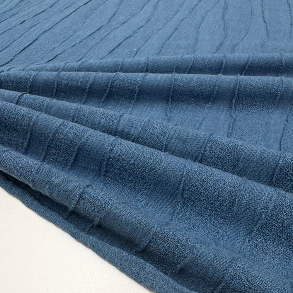 Tissu Maille Jersey Façonné, Coton - Sovorati