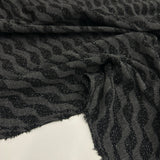Tissu Maille  Stretch Laine - Géométrique Métallisé, Sirelia