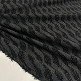Tissu Maille  Stretch Laine - Géométrique Métallisé, Sirelia