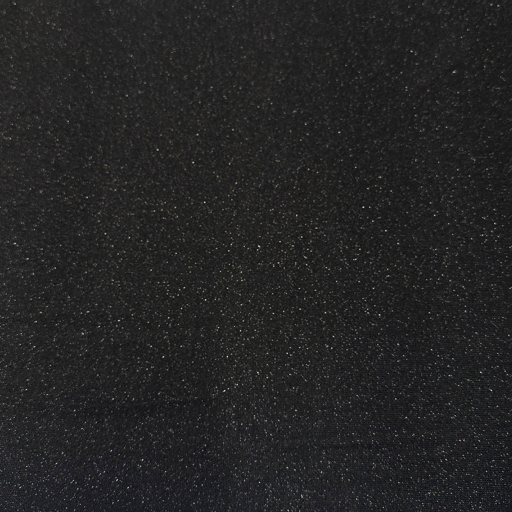 Tissu Maille Jersey, Viscose - Métallisé noir, Lumea