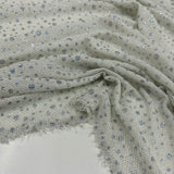 Tissu Maille Stretch, Viscose - Pois Argent, Discola