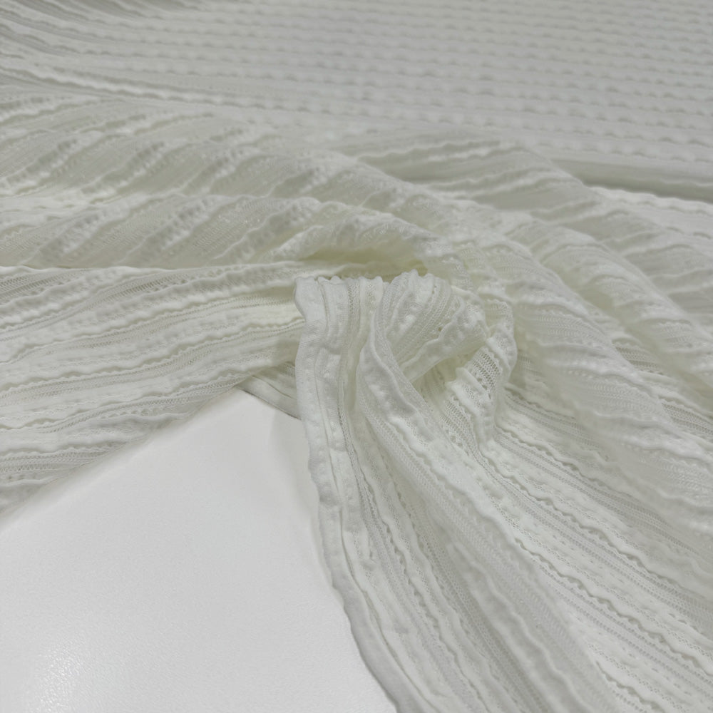 Tissu Maille Dentelle Tulle Extensible - Vernazza