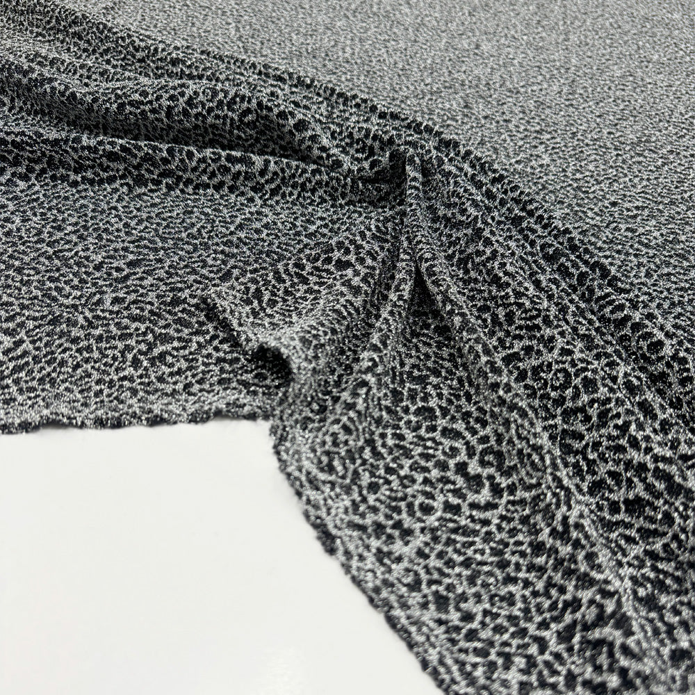 Tissu Maille, Stretch - Animalier Métallisé, Shani