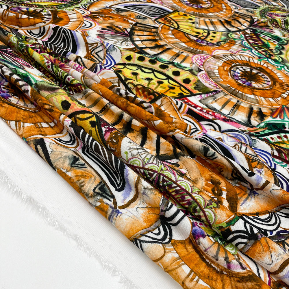 Tissu Maille Jersey, Viscose - Aura