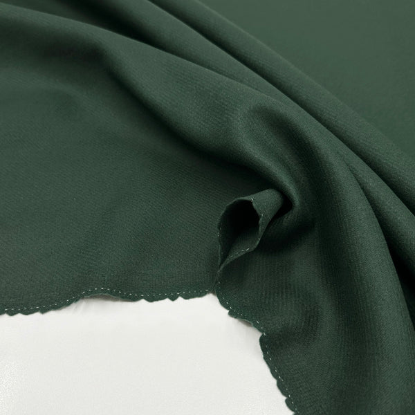 Tissu Manteau, Gabardine Laine Vierge - Vert, Diagonale